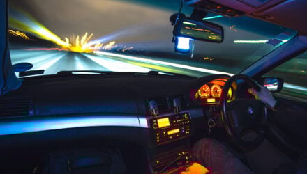 Speeding at night
