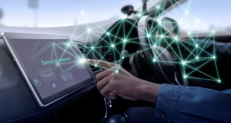 Car reminding driver that service is due