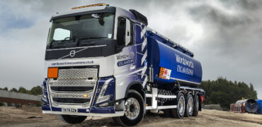 Wordsworth Excavations has taken delivery of a new Volvo FH 500 8x4 rear-steer rigid fuel tanker