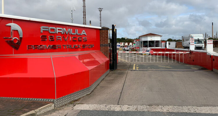 Formula Services truck stop at Ellesmere Port