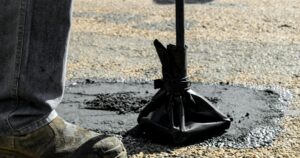 Repairing a pothole