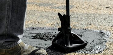 Repairing a pothole