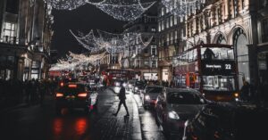 Central London at Christmas