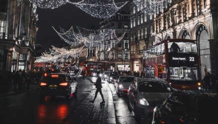 Central London at Christmas