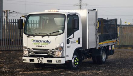 One of Electricity North West Services' new Isuzu Grafters