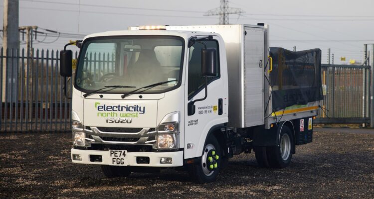 One of Electricity North West Services' new Isuzu Grafters