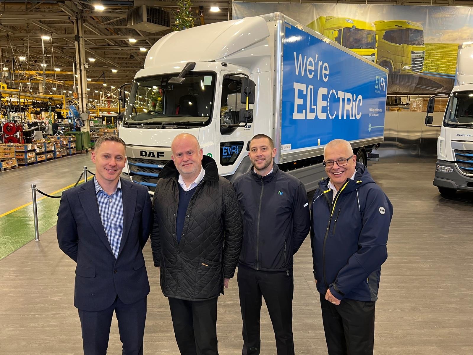 Evri Becomes First in Logistics to Adopt New DAF XB Electric Truck