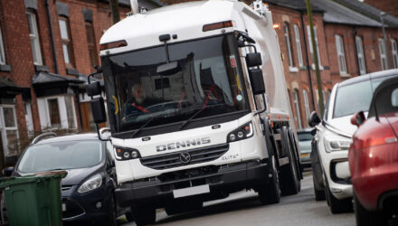 A Dennis Eagle refuse truck