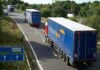 Three HGVs on a road