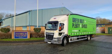 One of Chamberlain Transport's palletforce trucks now fuelled with HVO
