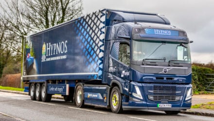Hypnos Beds has deployed two new Volvo FM Electric trucks into its fleet via its transport and logistics partner DFDS.