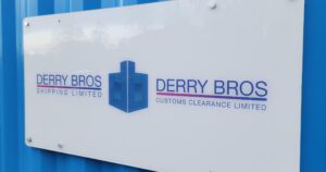 Derry Bros office sign