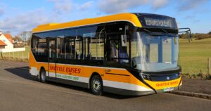Alexander Dennis delivers first Enviro100EV for an independent operator to Shuttle Buses