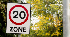 20mph sign