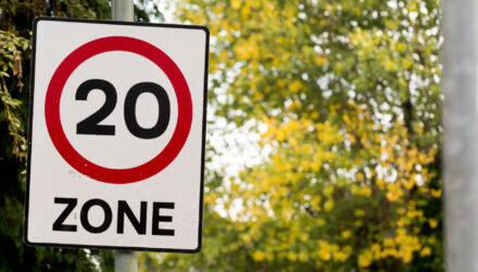 20mph sign