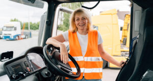 Female HGV Driver