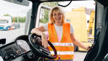 Female HGV Driver