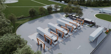 Proposed Milence Panattoni commercial vehicle charging hub