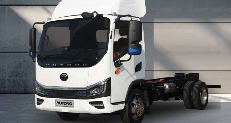 The Yutong 7.5-tonne electric truck