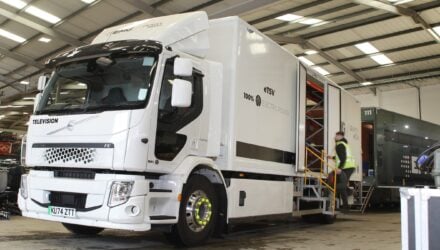 EMG/Gravity Media has added a new Volvo FE Electric 4x2 rigid into its broadcast fleet