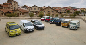 All VW Bus generations from 1950 to today