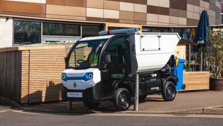 New Goupil G4 Refuse Collection Vehicle at CV Show