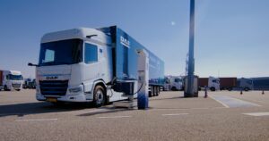 Rocsys demonstrates first ever self-charging, self-driving electric truck