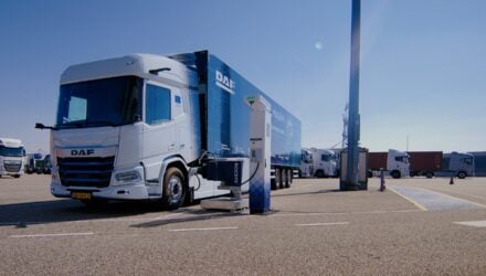Rocsys demonstrates first ever self-charging, self-driving electric truck