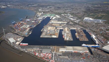 The Port of Tilbury, London, photo credit Forth Ports Limited