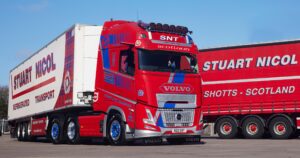Stuart Nicol Transport sticks with Volvo with four FH Aero trucks