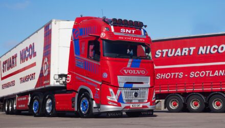 Stuart Nicol Transport sticks with Volvo with four FH Aero trucks