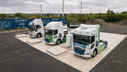 Nissan opens an electric truck charging station in Sunderland