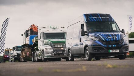 IVECO eDaily tows a record breaking 153 tonnes