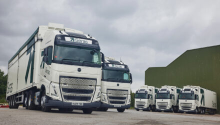 Volvo builds its presence at seras with 14 new fh with i-save trucks