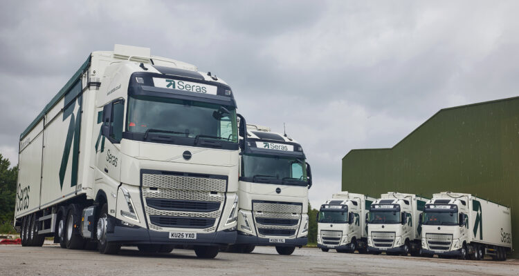 Volvo builds its presence at seras with 14 new fh with i-save trucks