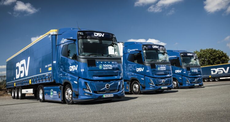 DSV Adds Four Volvo FH Aero Electric Trucks in Landmark Order