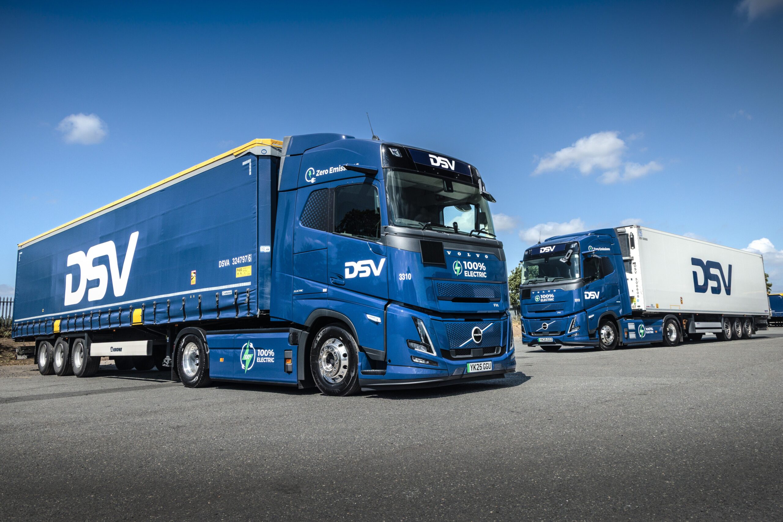 DSV Adds Four Volvo FH Aero Electric Trucks in Landmark Order
