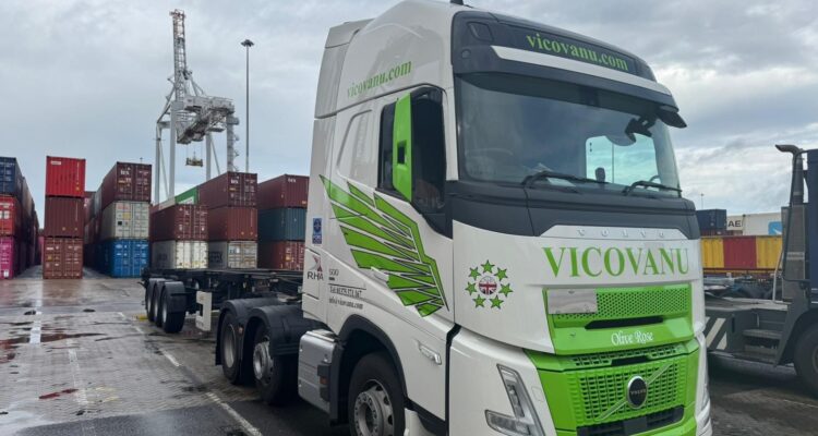 Vicovanu Transport has expanded its container transport capacity with the delivery of 15 new Krone Box Liner sliding chassis trailers