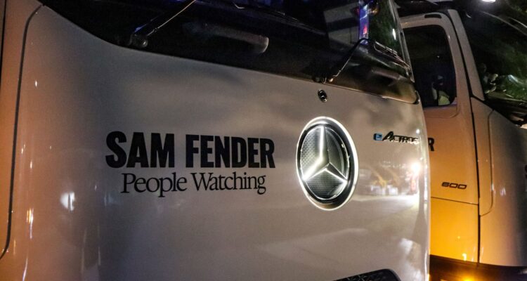 Sam Fender powers first all-electric UK & Ireland tour with Mercedes-Benz eActros 600s