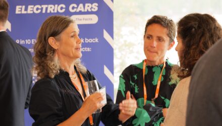 The Bon VoyCharge reception brought industry stakeholders together to further conversations about Destination Charging