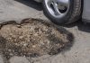 Pothole-related breakdowns up by a quarter in just 12 months