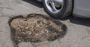 Potholes related breakdowns up by a quarter in just 12 months