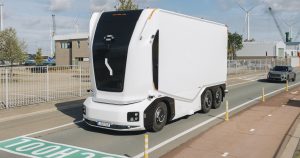 Einride autonomous truck on public roads