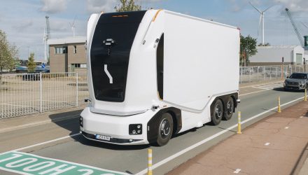 Einride autonomous truck on public roads