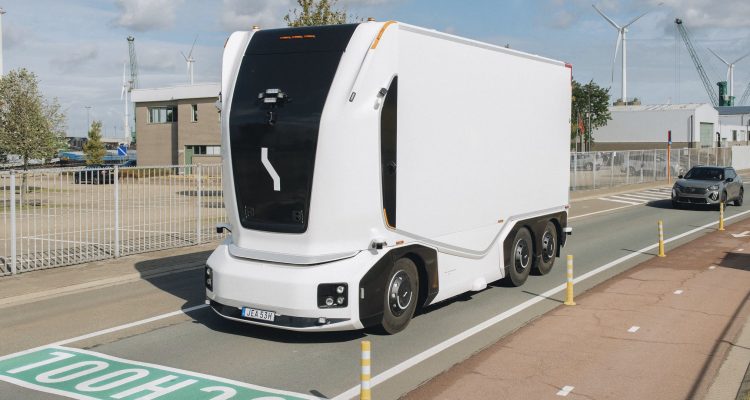 Einride autonomous truck on public roads