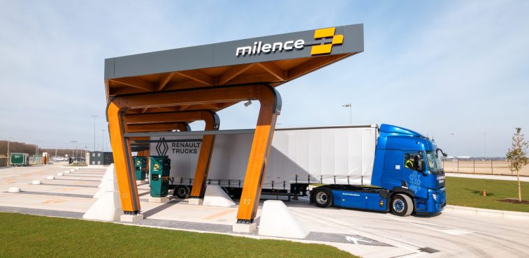 Renault Trucks maps public charging hubs for electric trucks in Europe