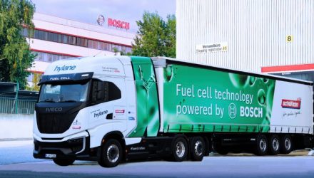 Bosch puts its first hydrogen truck into service