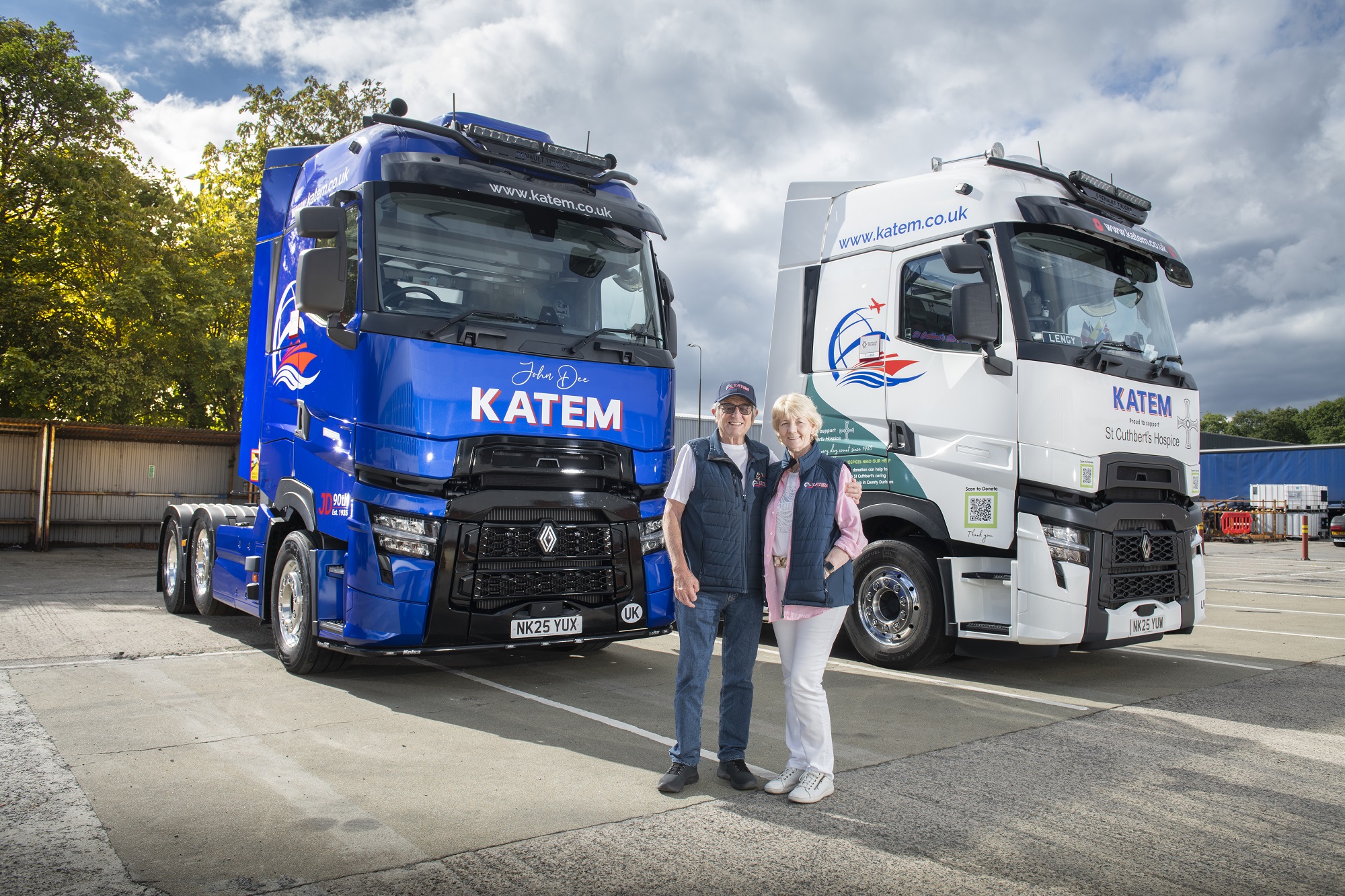 Katem Logistics celebrates founder’s 90th birthday with two new Renault Trucks