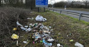 Litter on UK roads is getting worse
