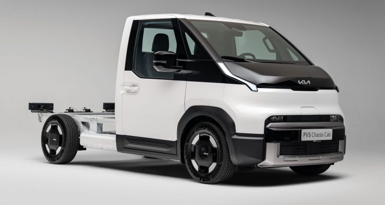 Kia unveils PV5 Chassis Cab at SOLUTRANS 2025 as electric PBV strategy accelerates